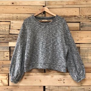 MADEWELL drop shoulder sweatshirt, size XL.